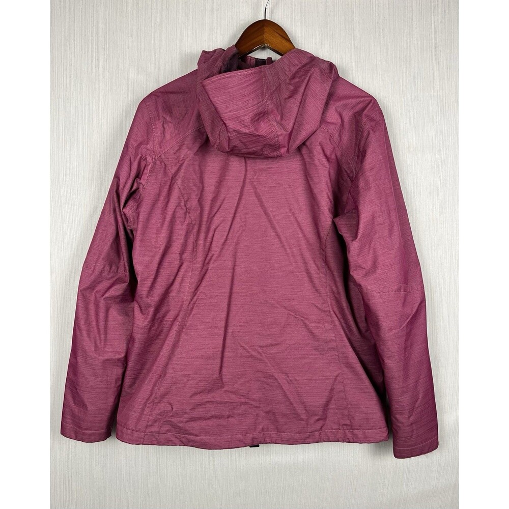 Columbia Interchange Omni-Tech‎ Hooded Jacket Magenta Womens L - Picture 2 of 12